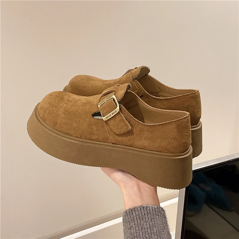 【现货运费险】【断码链接：001-200】：勃肯鞋女厚底2025春季新款