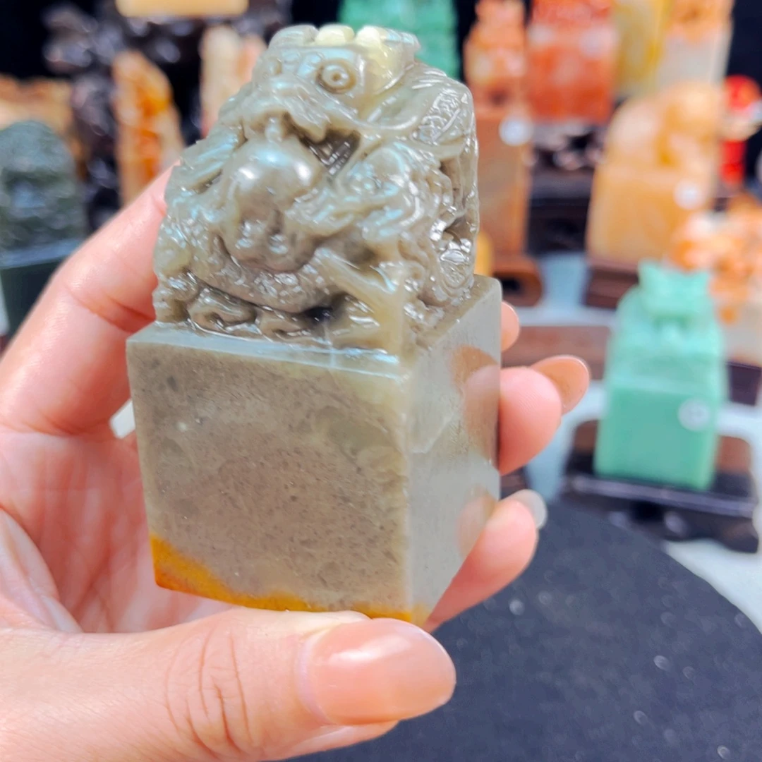寿山石捡漏瑕疵品4*4