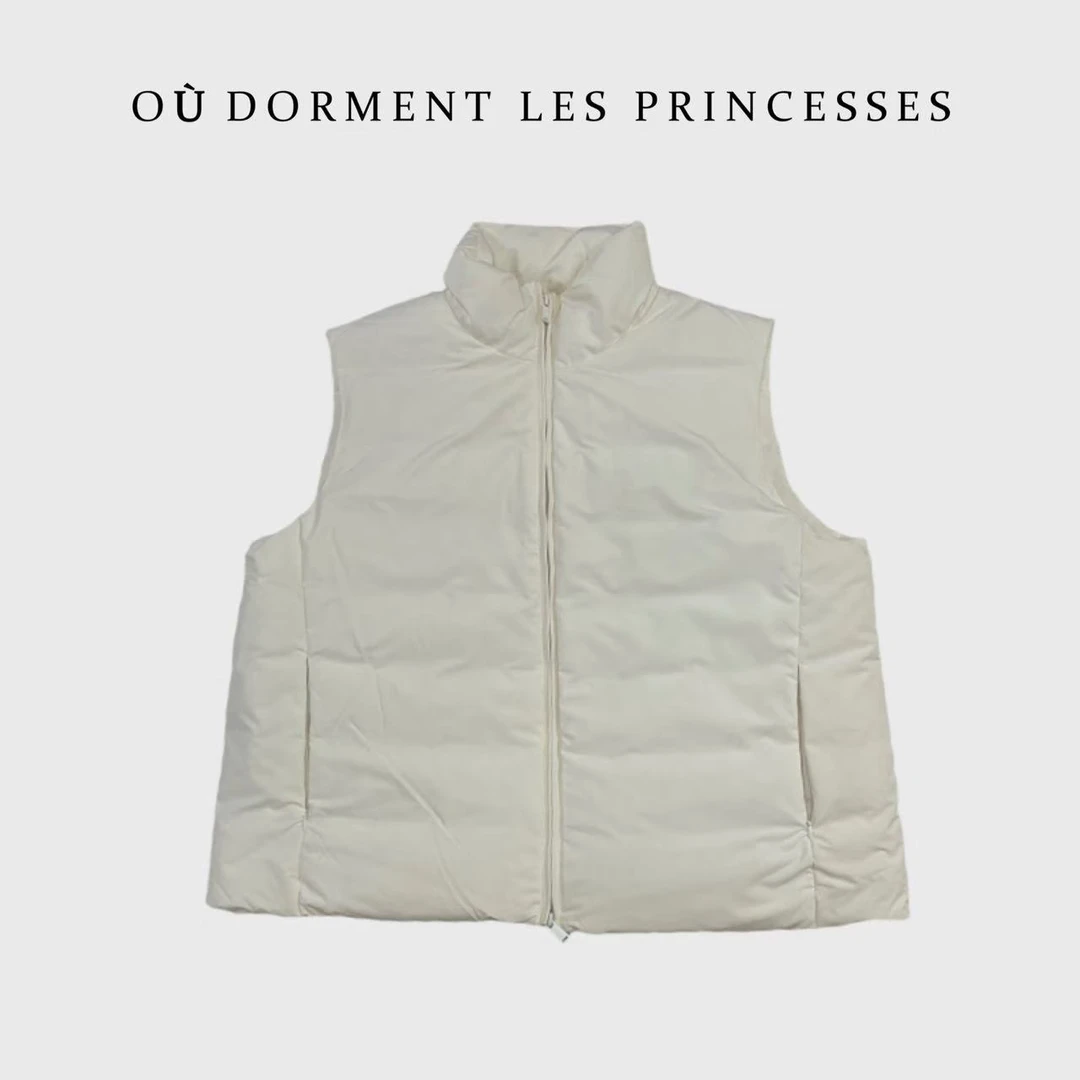 Fen姐|【元气周末】日系简约男女同款立领防风羽绒无袖马甲03082