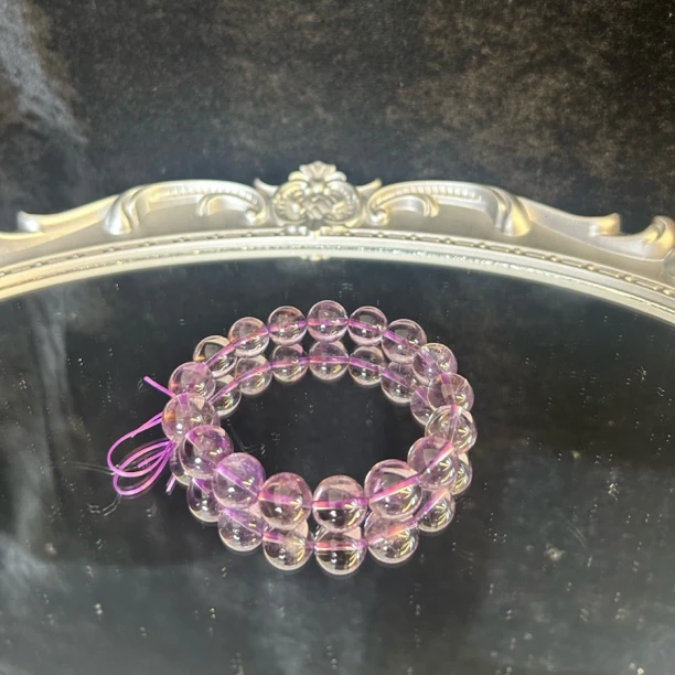 天然高品质巴西紫水晶手串10+