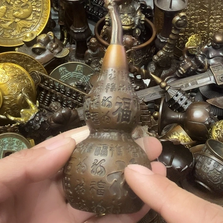 顺顺利利，铜器摆件