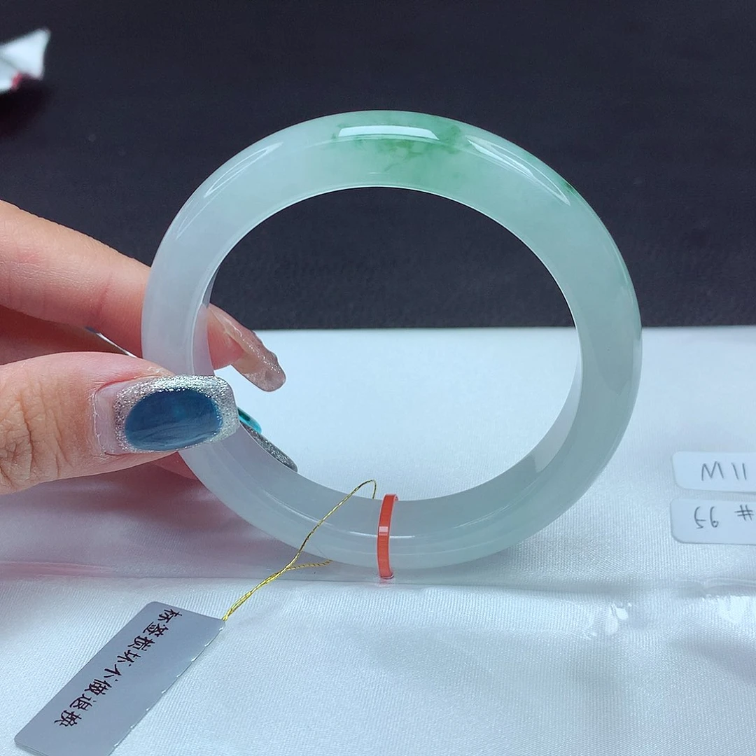 未镶嵌手镯翡翠56圈057