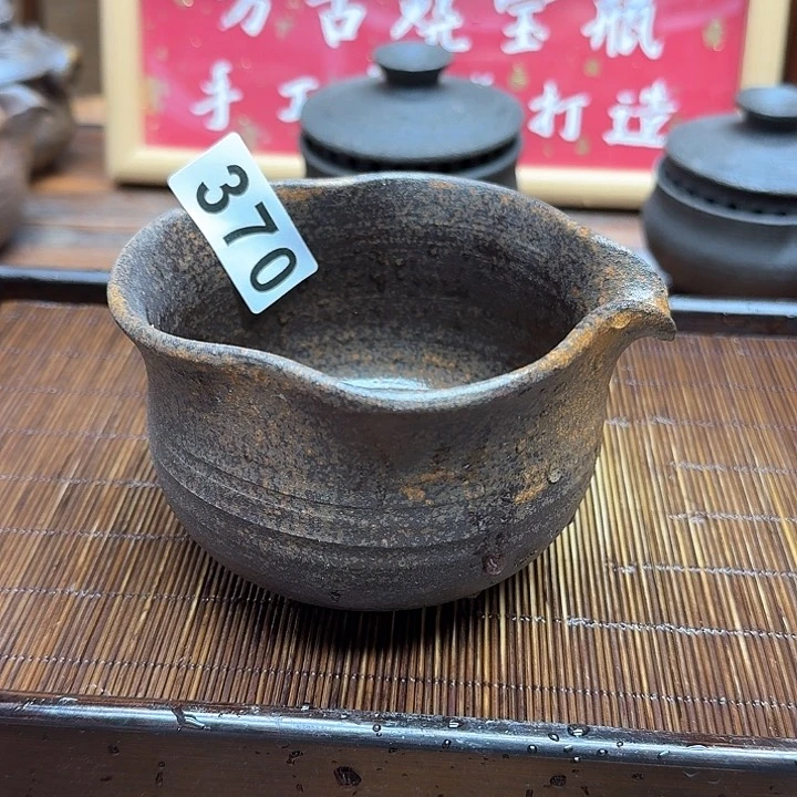 纯手工制作粗陶茶具
