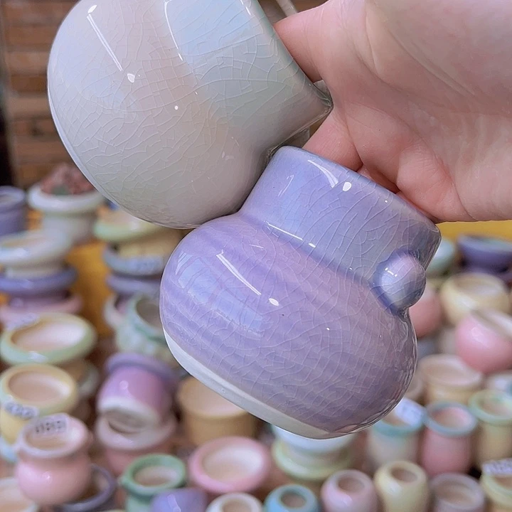 红陶陶瓷花盆当场满12包邮