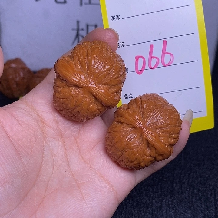 文玩核桃把件066/34.5乾隆磨