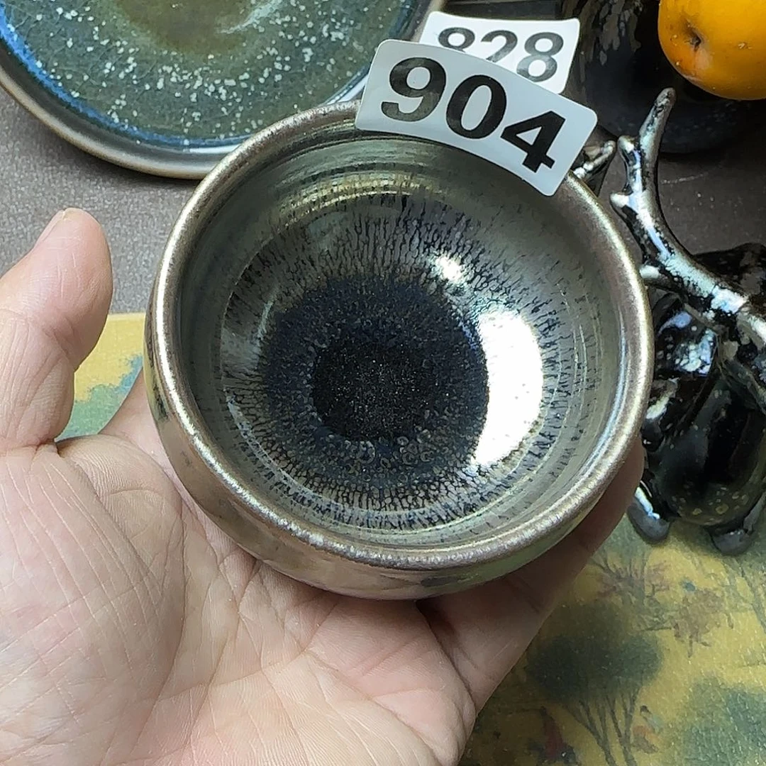 茶盏建盏杯主人杯龙窑柴烧