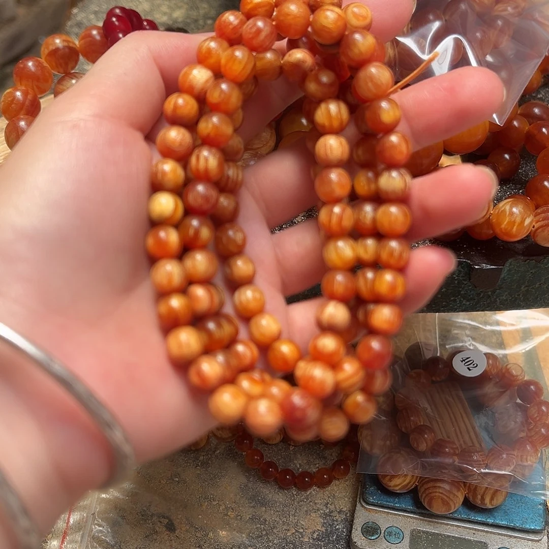 手串/手链松木（琥珀木）0.8规格108颗