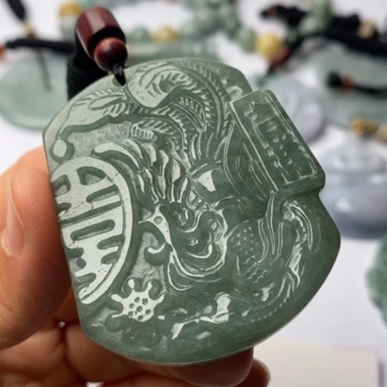 翡翠未镶嵌挂件翡翠