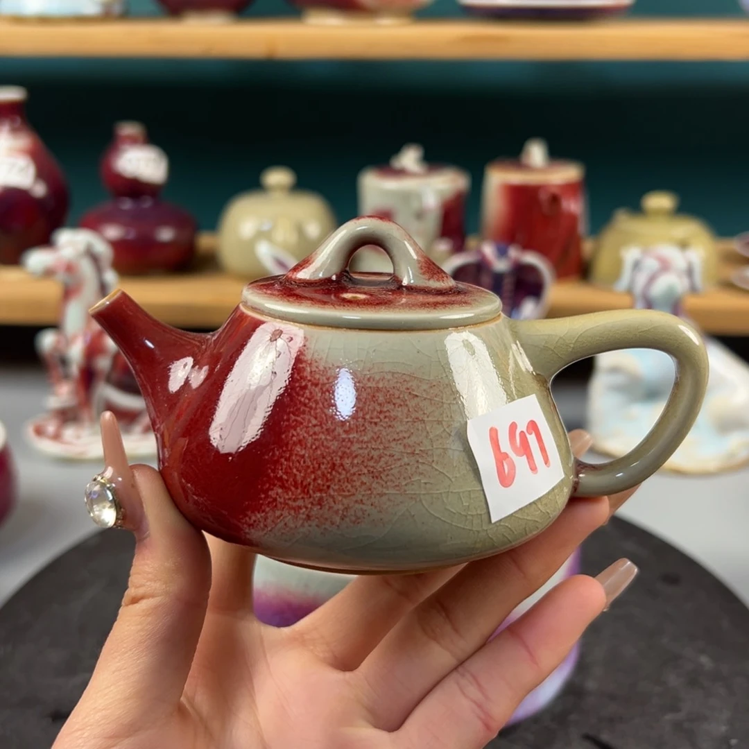 瓷片全品无暇壶玉石釉