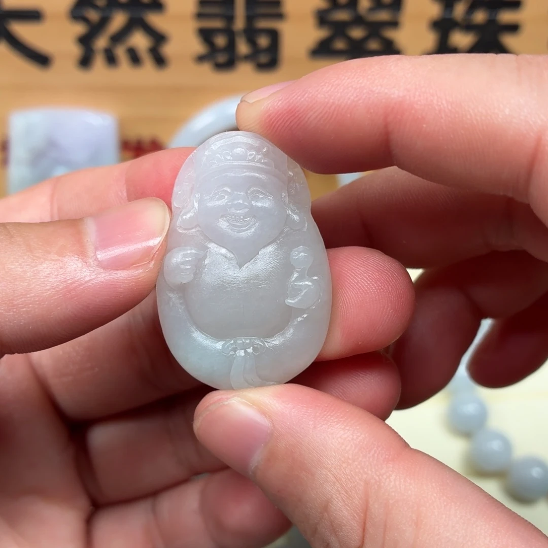 定制翡翠未镶嵌财神