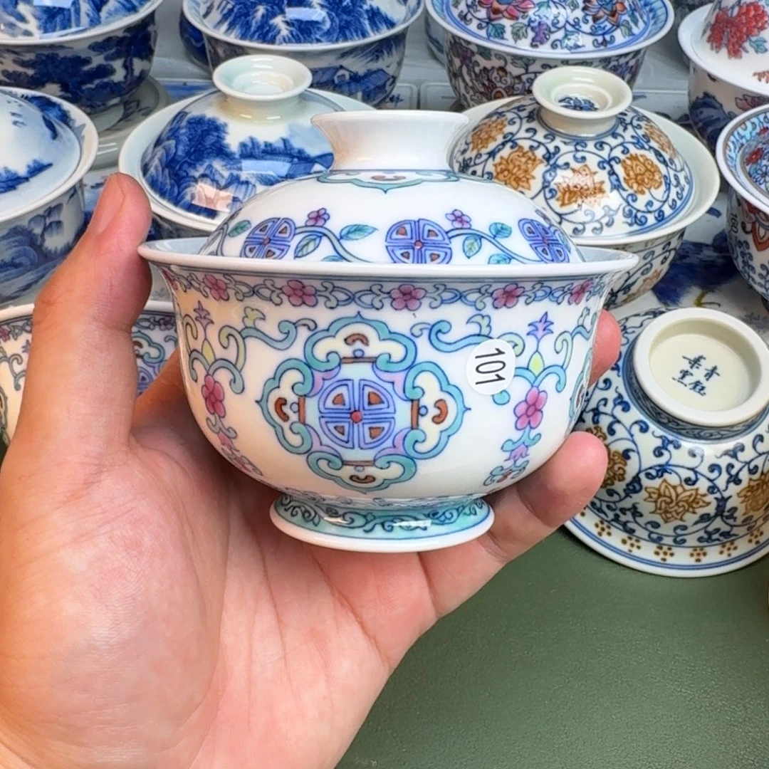 彦祖纯手工手绘茶具101
