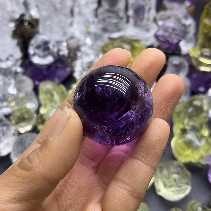 水晶摆件未镶嵌安****春摆件