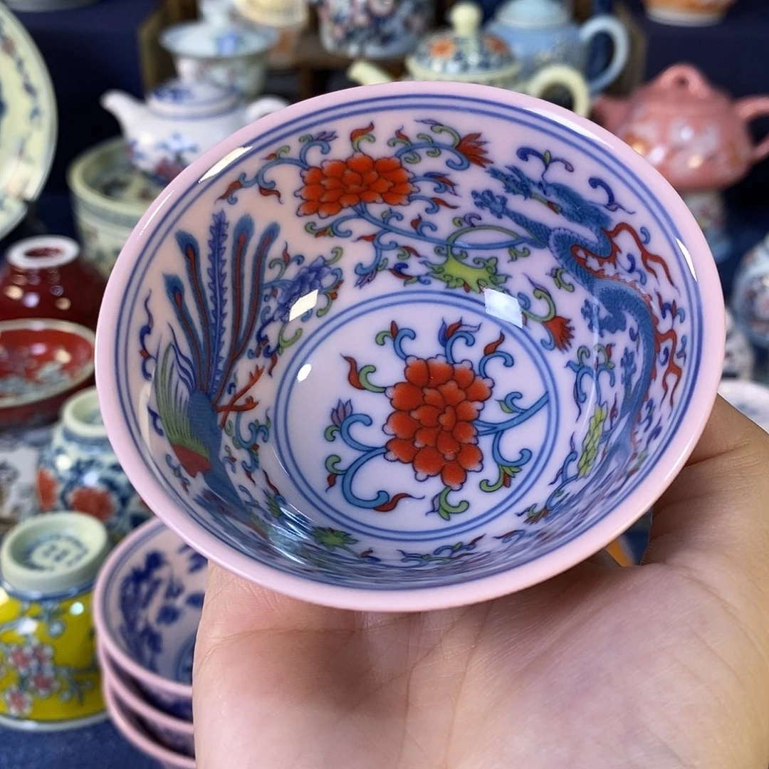瓷片景德镇陶瓷茶杯1个