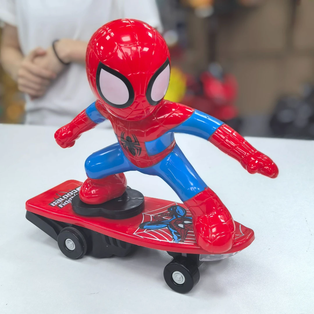 （七）蜘蛛侠电动滑板车玩具（自备3个5号电池）