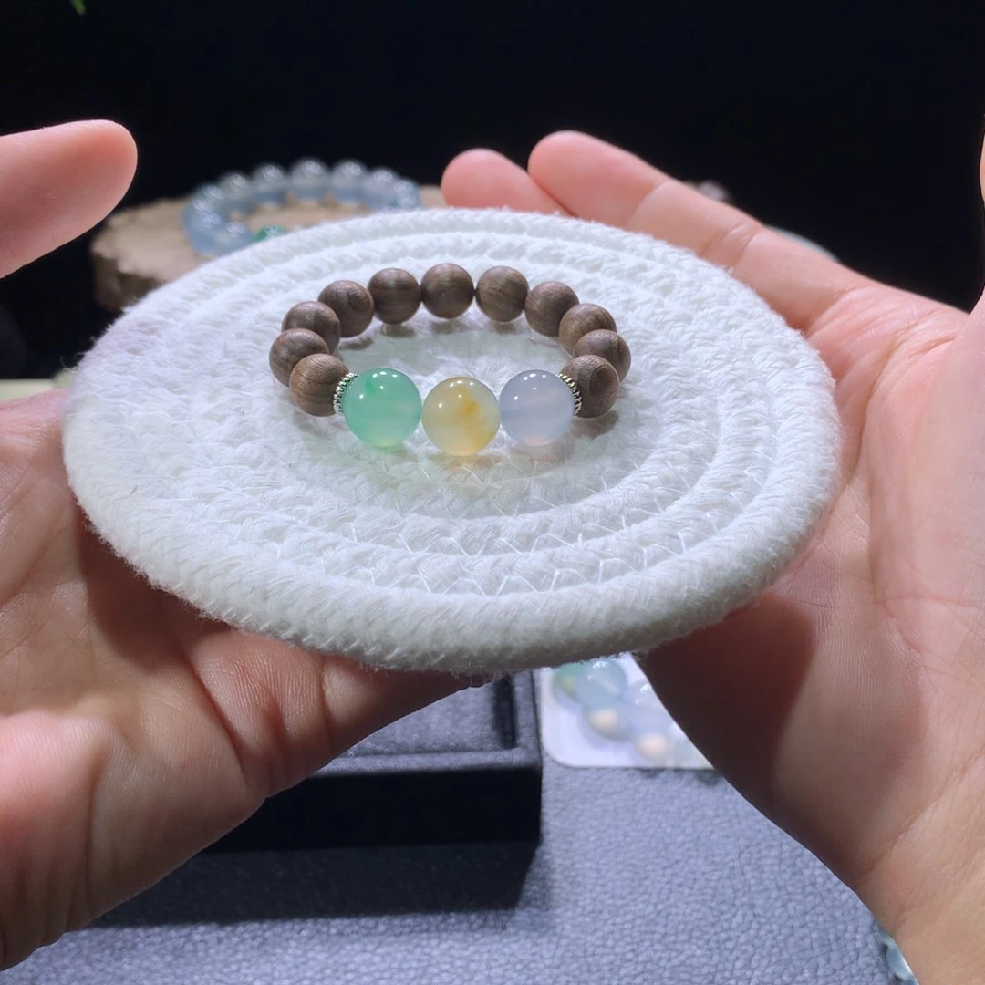 未镶嵌手串翡翠三彩福禄寿卡10➕