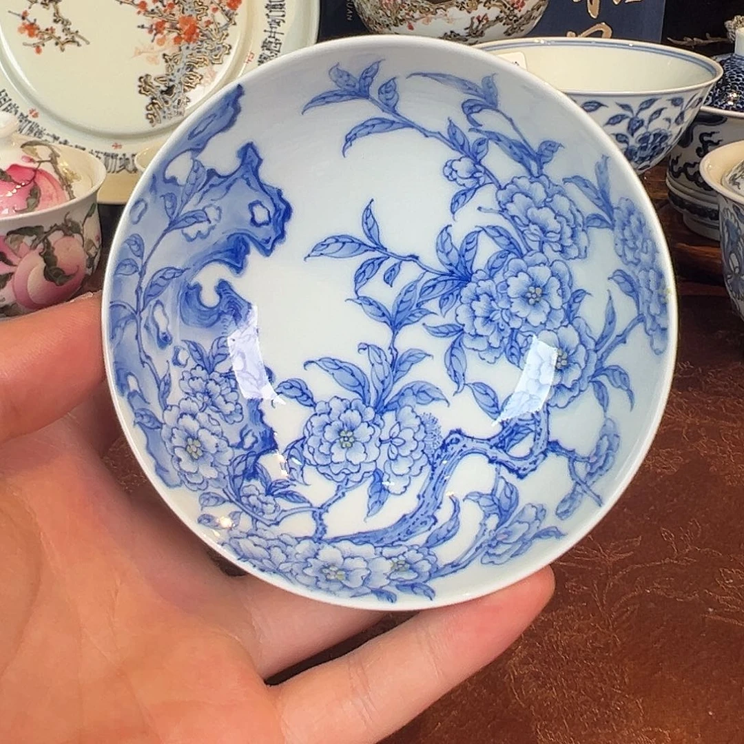 杯子青樵轩牡丹普洱杯