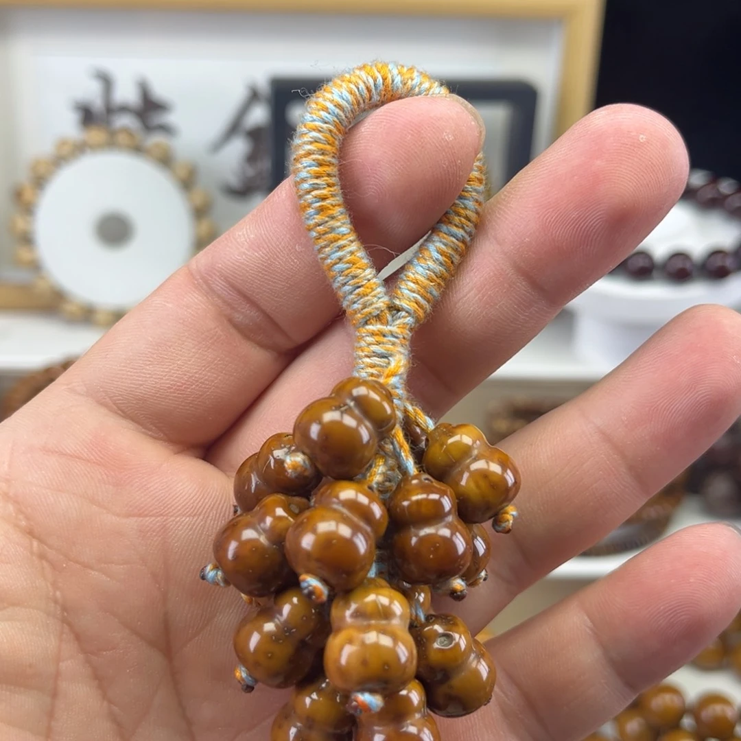 紫金鼠把件紫金鼠葫芦葡萄串