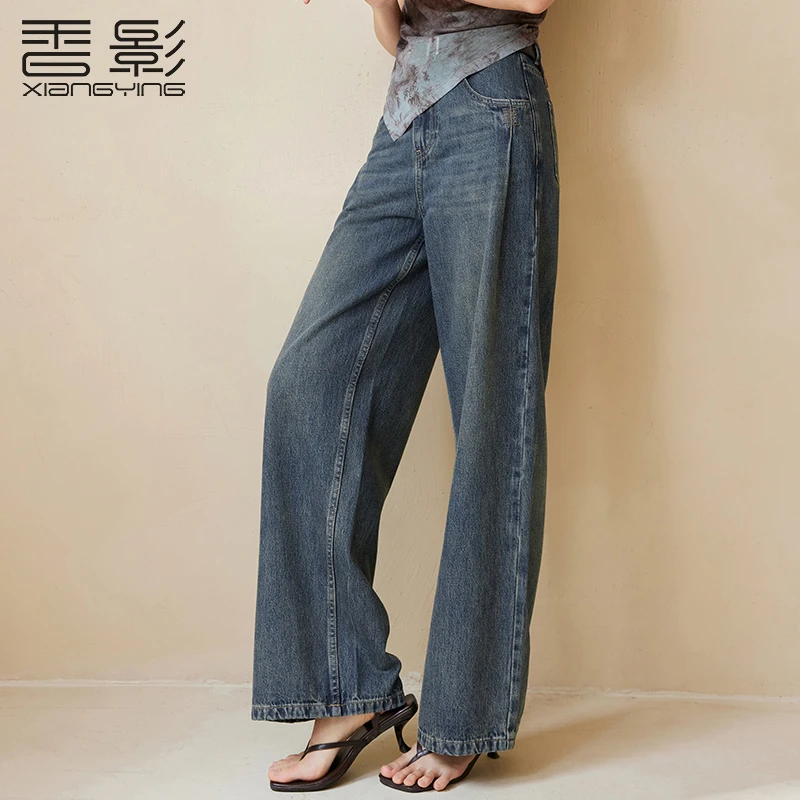 K743017牛仔裤 香影休闲百搭时尚显瘦秋新款