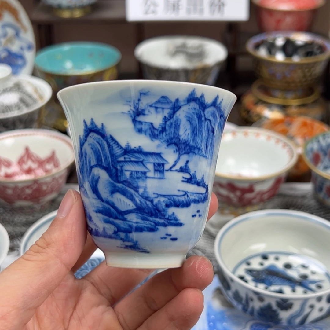 瓷片景德镇手工手绘陶瓷