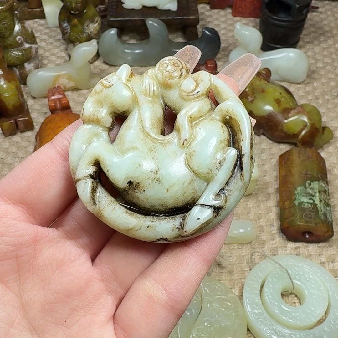 白玉菩提吊坠挂件