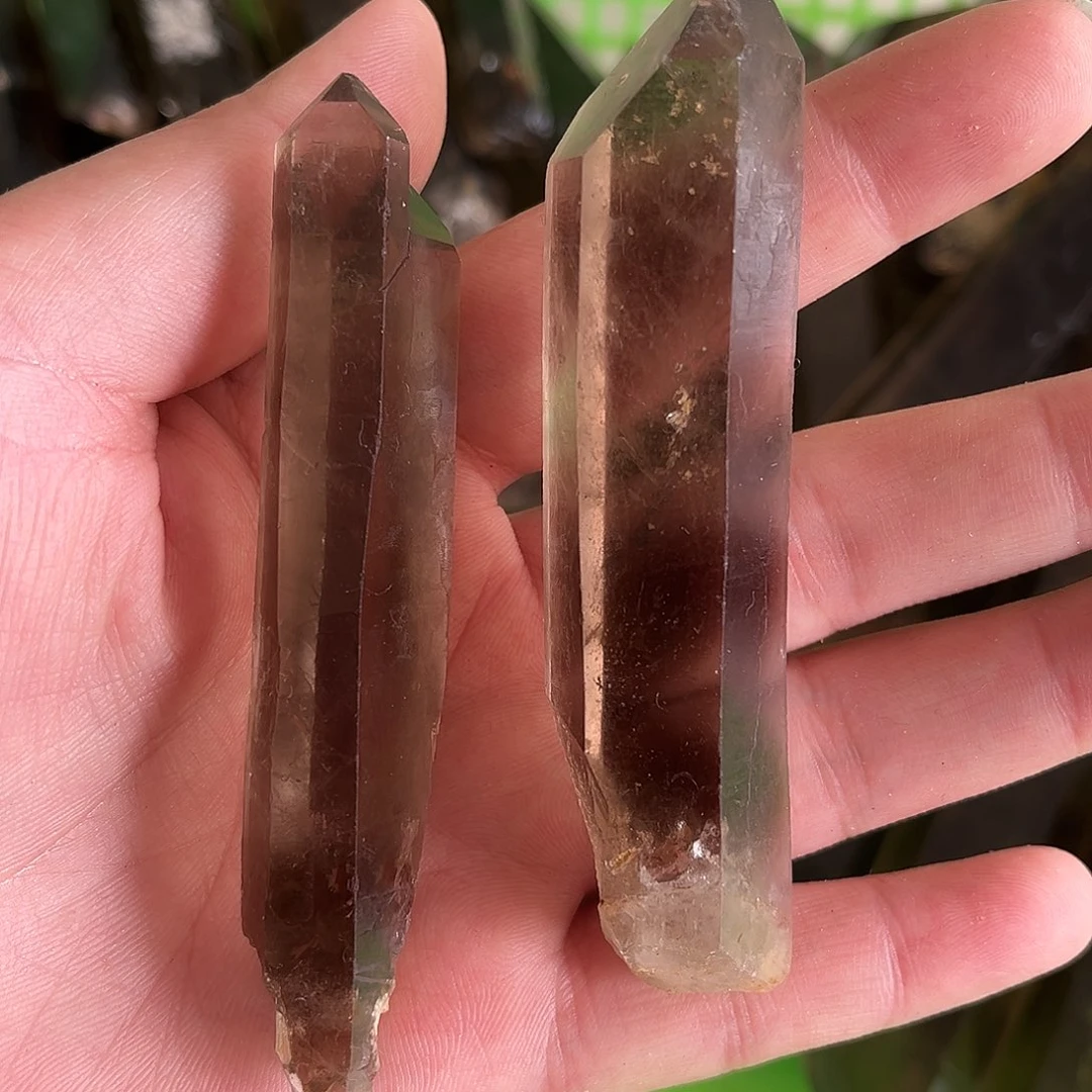 天然水晶柱未镶嵌水晶风*