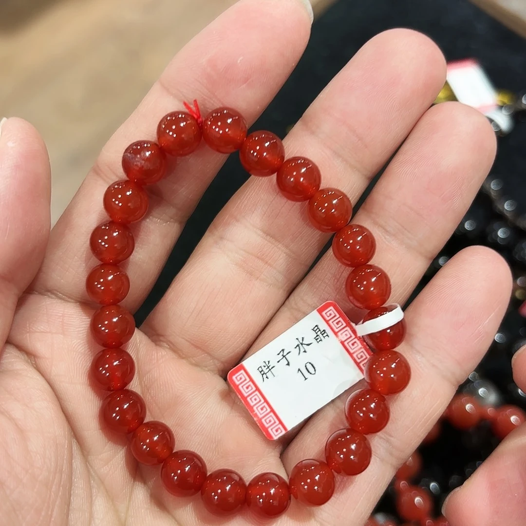 水晶手绳未镶嵌红玛瑙