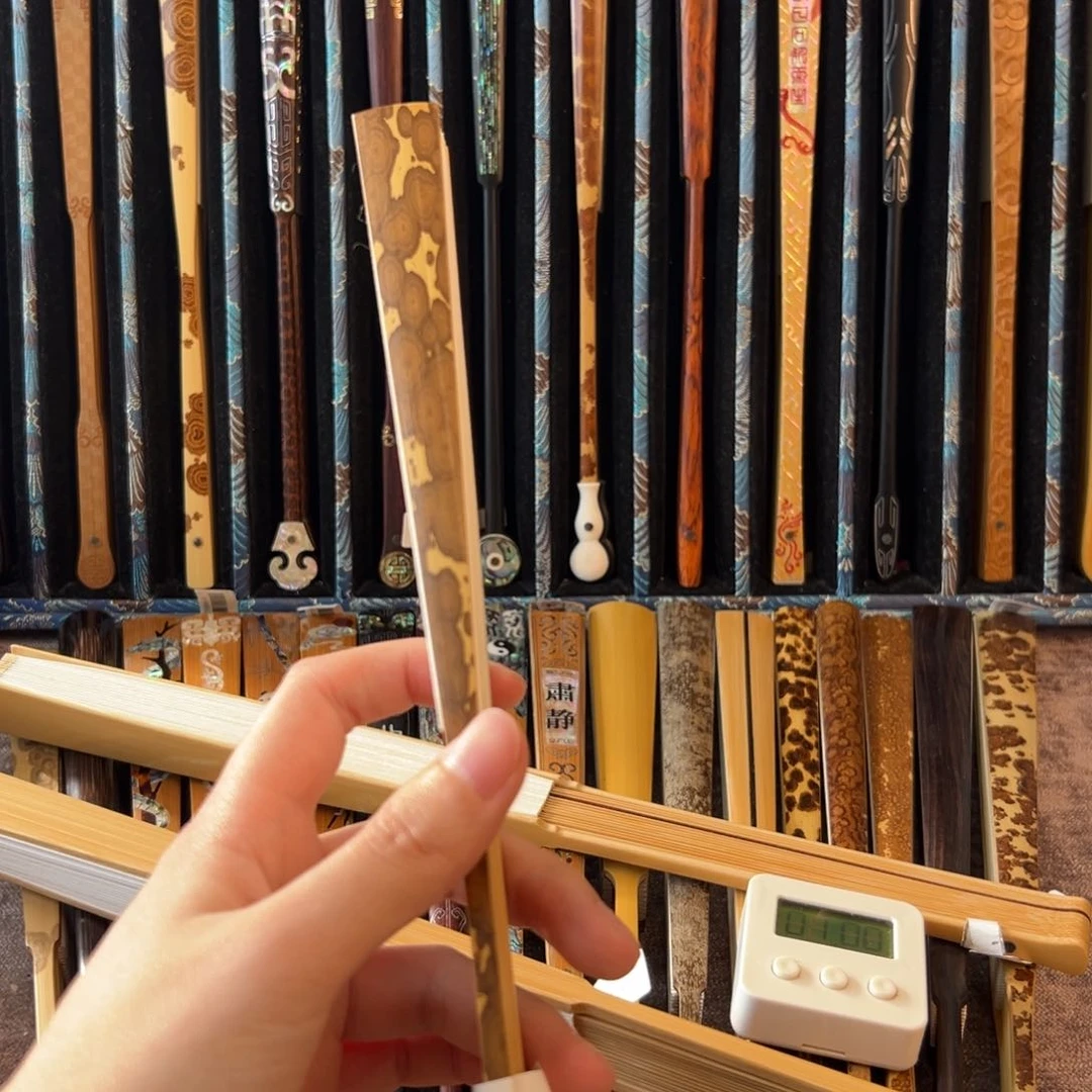 扇子無*竹子祝锦记旗舰店