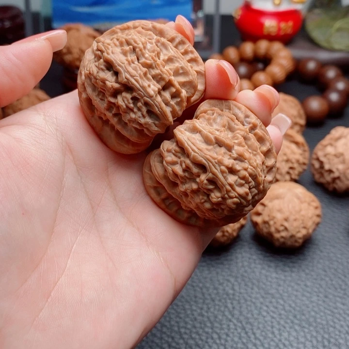 把件文玩核桃白狮子42