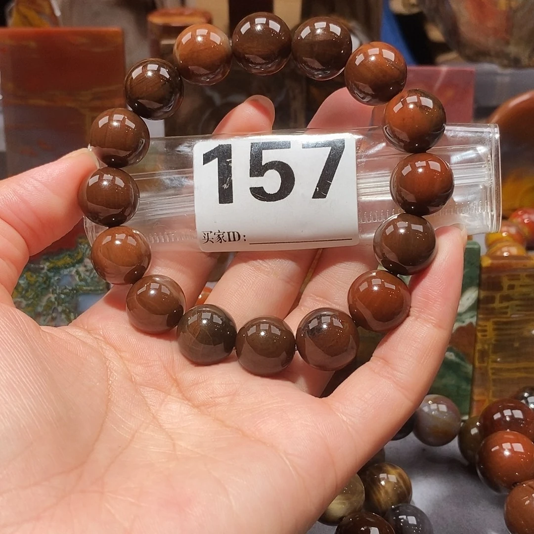 硅化玉天然北票硅化玉手串未镶嵌