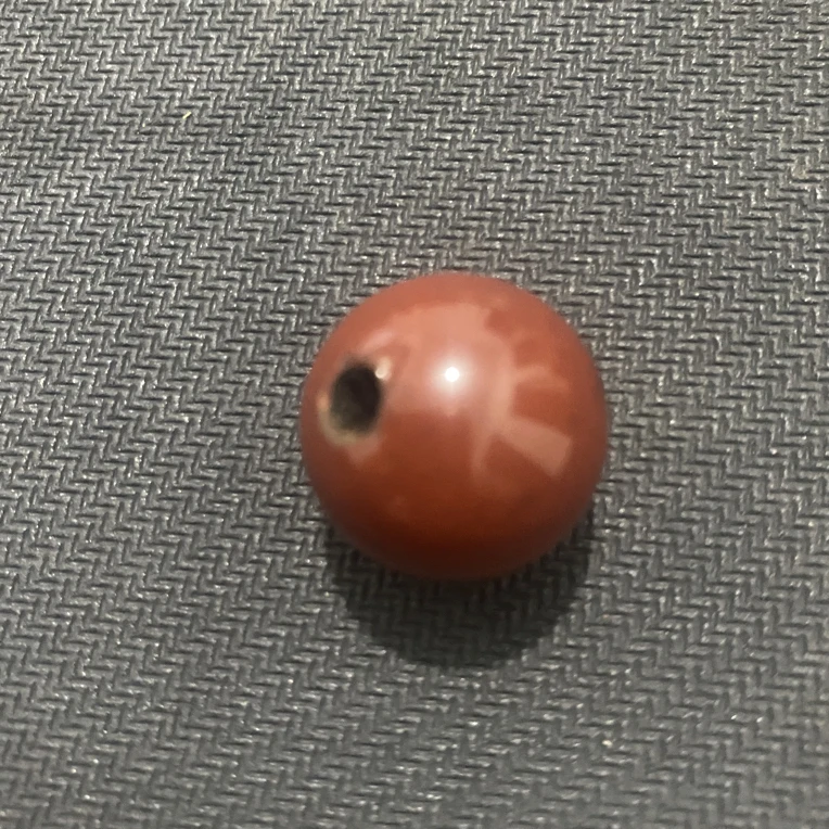 玛瑙二点零珠子一粒
