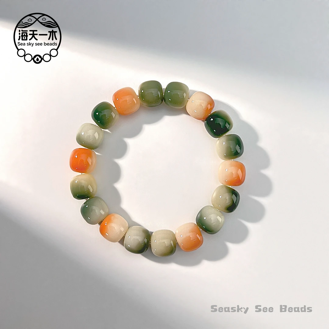 菩提老型桶杏花微雨单圈12*11mm  FPD-A100