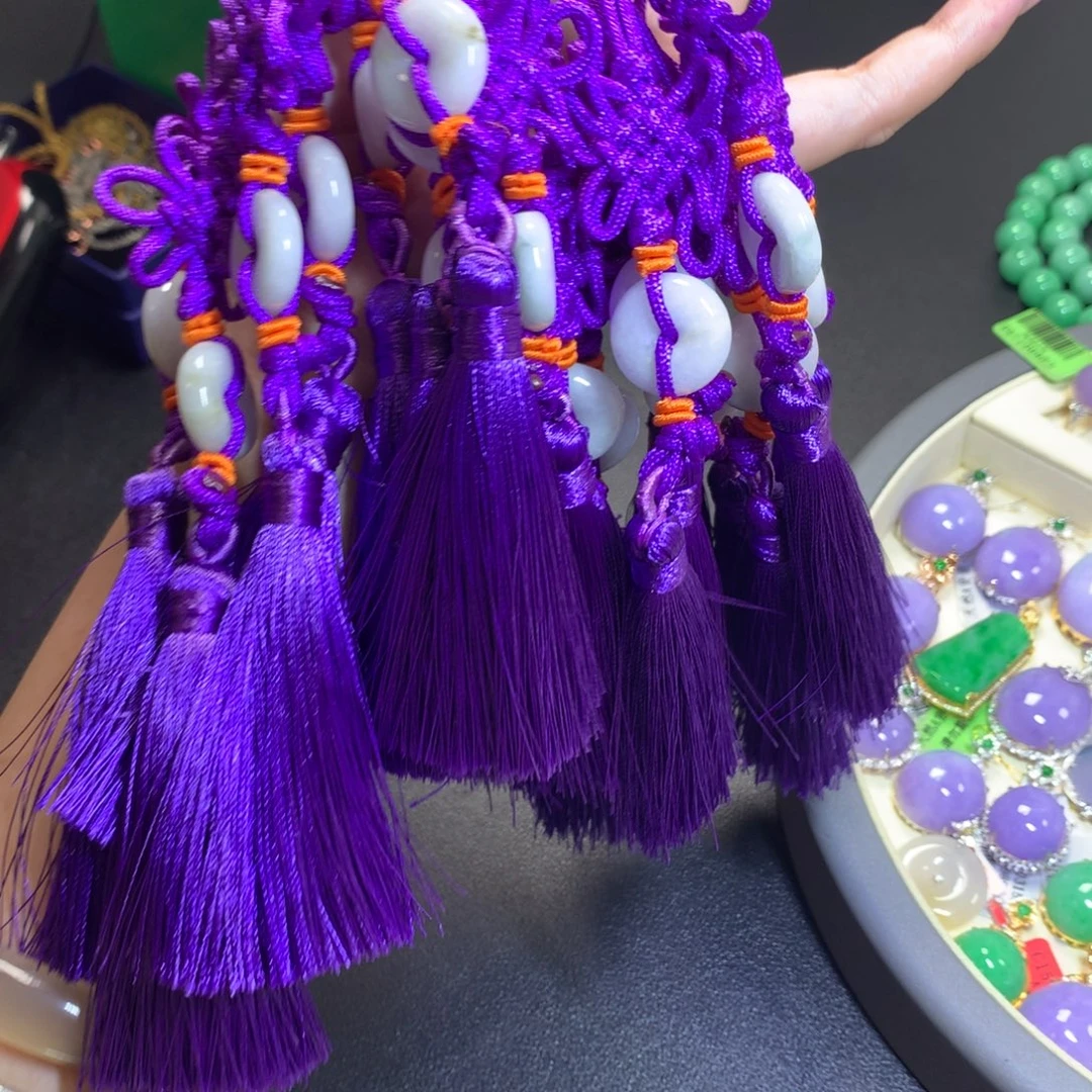 翡翠未镶嵌颈饰天然