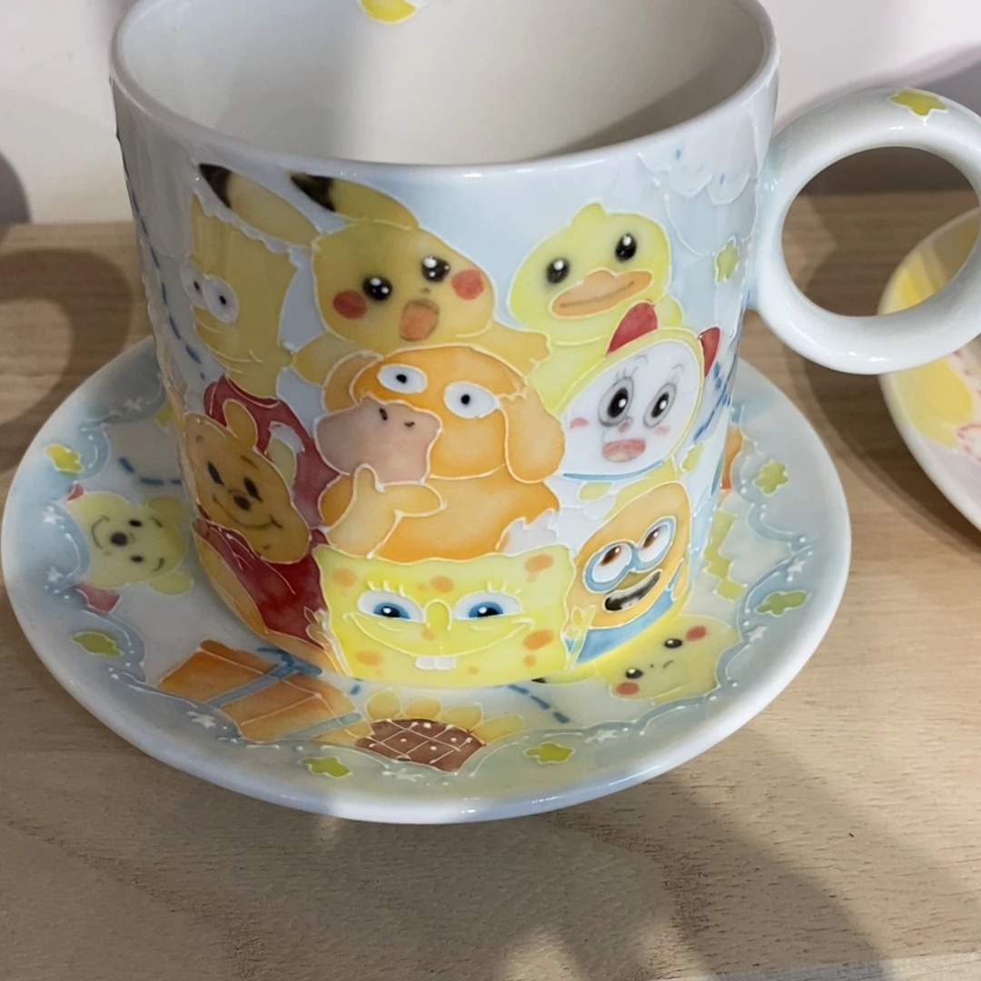 瓷片年****叉咖啡杯皮卡丘福利