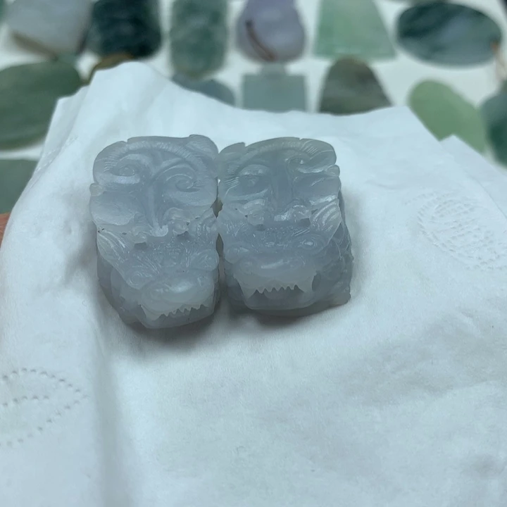未镶嵌定制翡翠貔貅 毛货 无鉴赏期