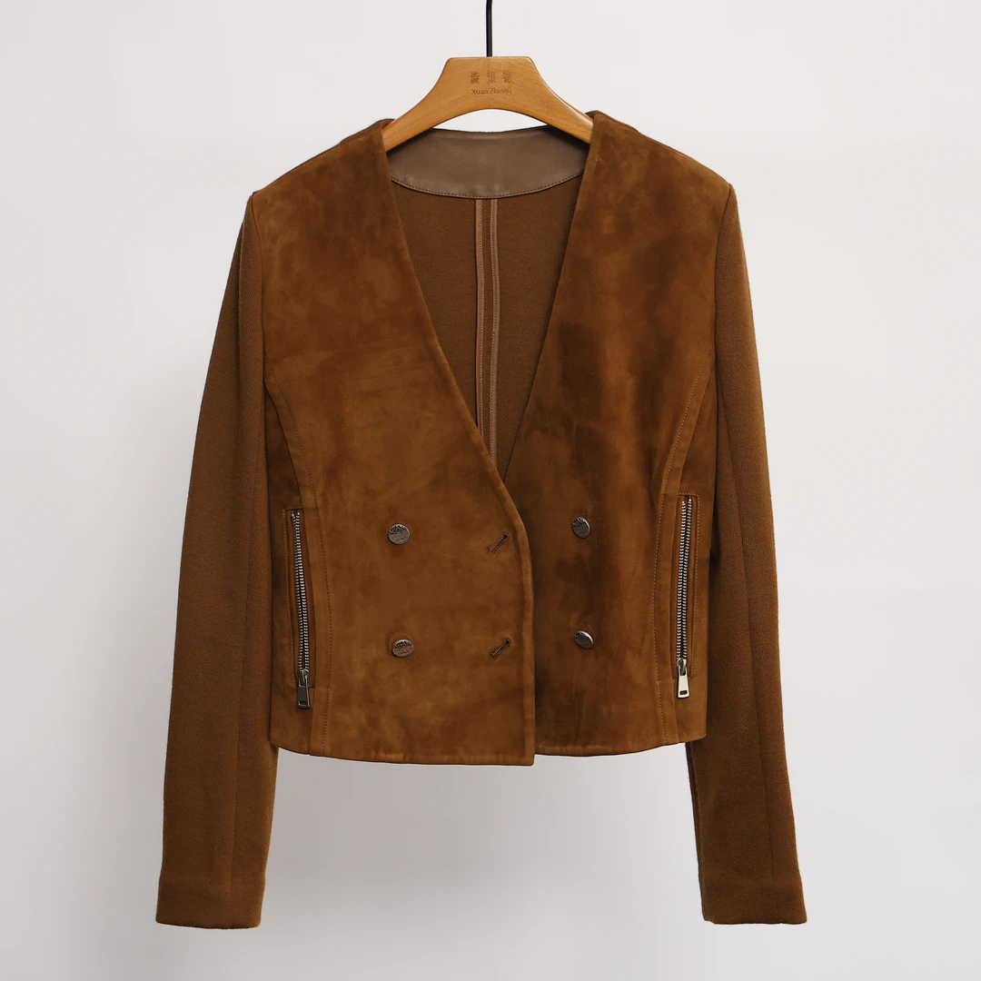 璇知物【贝加尔皮衣】木咖色/100%羊皮