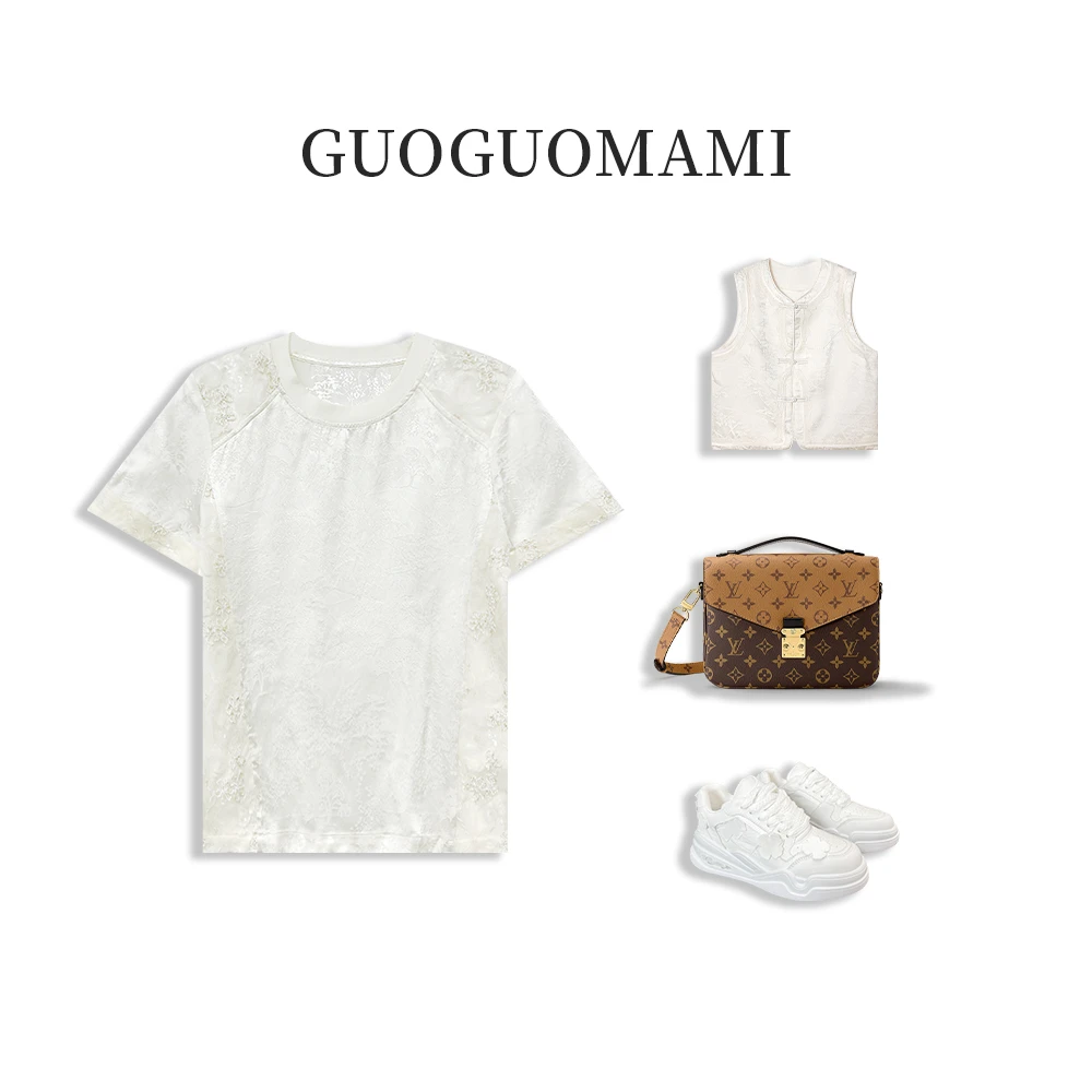 【雪梨】夏季新款新中式短袖T中国风T恤  C24111