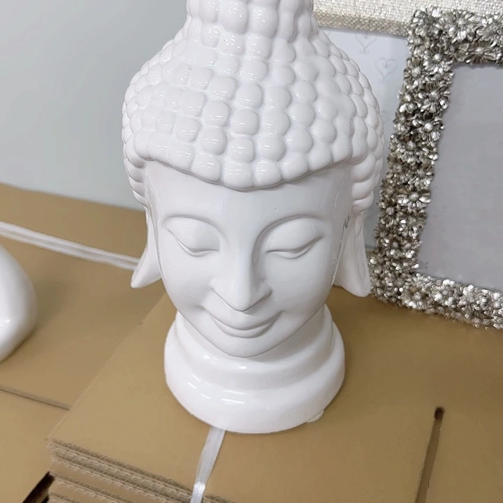 软陶陶瓷佛头30公分