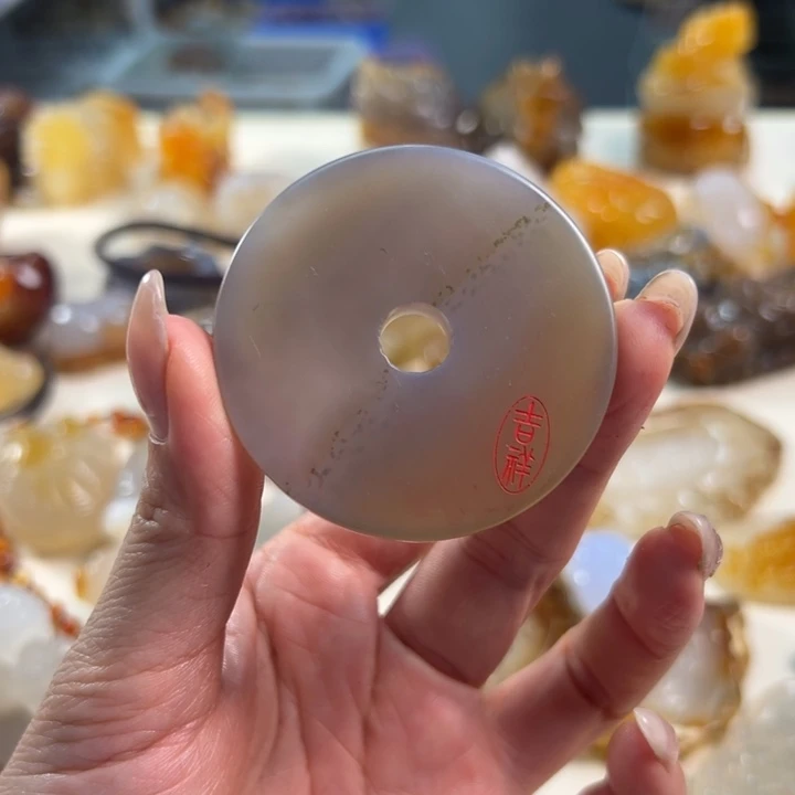 玛瑙/玉髓吊坠(不含链)未镶嵌
