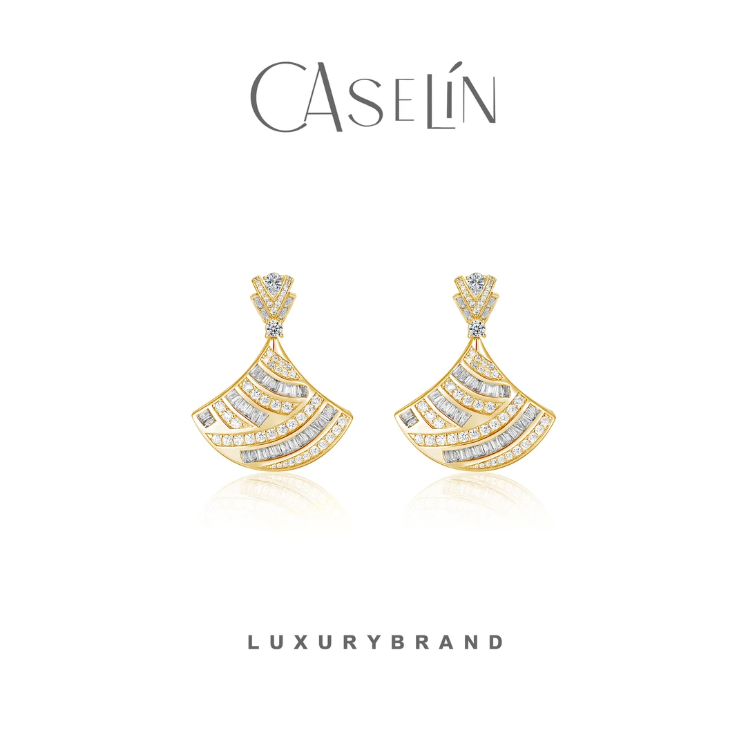 KS 英【高定限量】Kashelin设计师款耳钉~8828