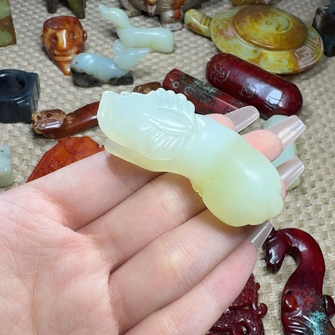 白玉菩提吊坠挂件