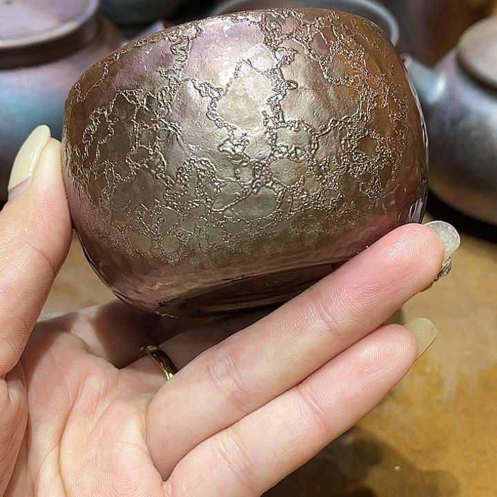 静***待杯紫泥柴烧杯子杯子杯子