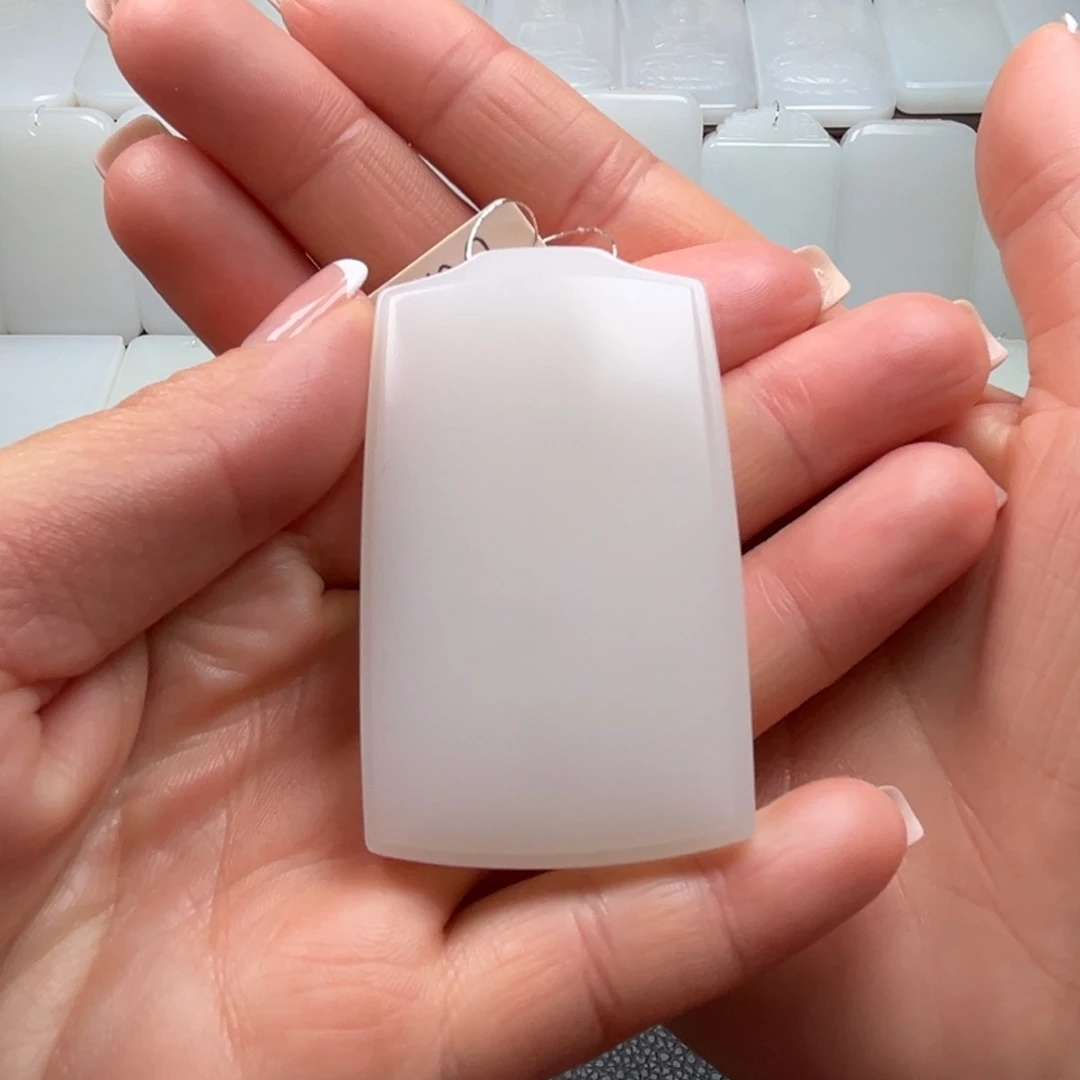 和田玉未镶嵌吊坠(不含链)64g