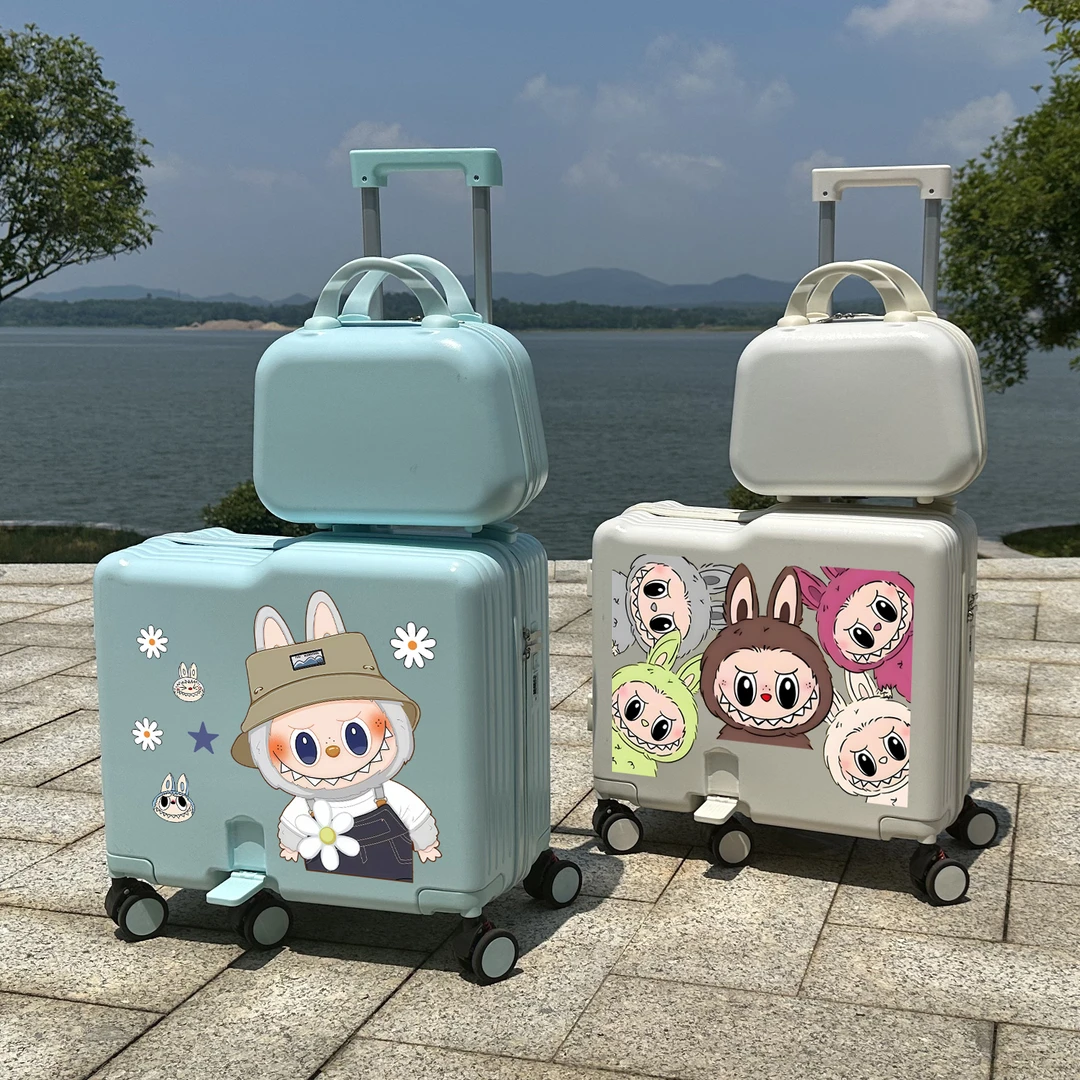 拉布布儿童行李箱可坐骑女孩小型20寸学生拉杆箱旅行登机密码箱男