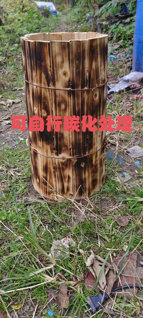 圆桶蜂箱诱蜂桶香杉木高48厘米厚1.5厘米送竹签铁丝散件养蜂用具