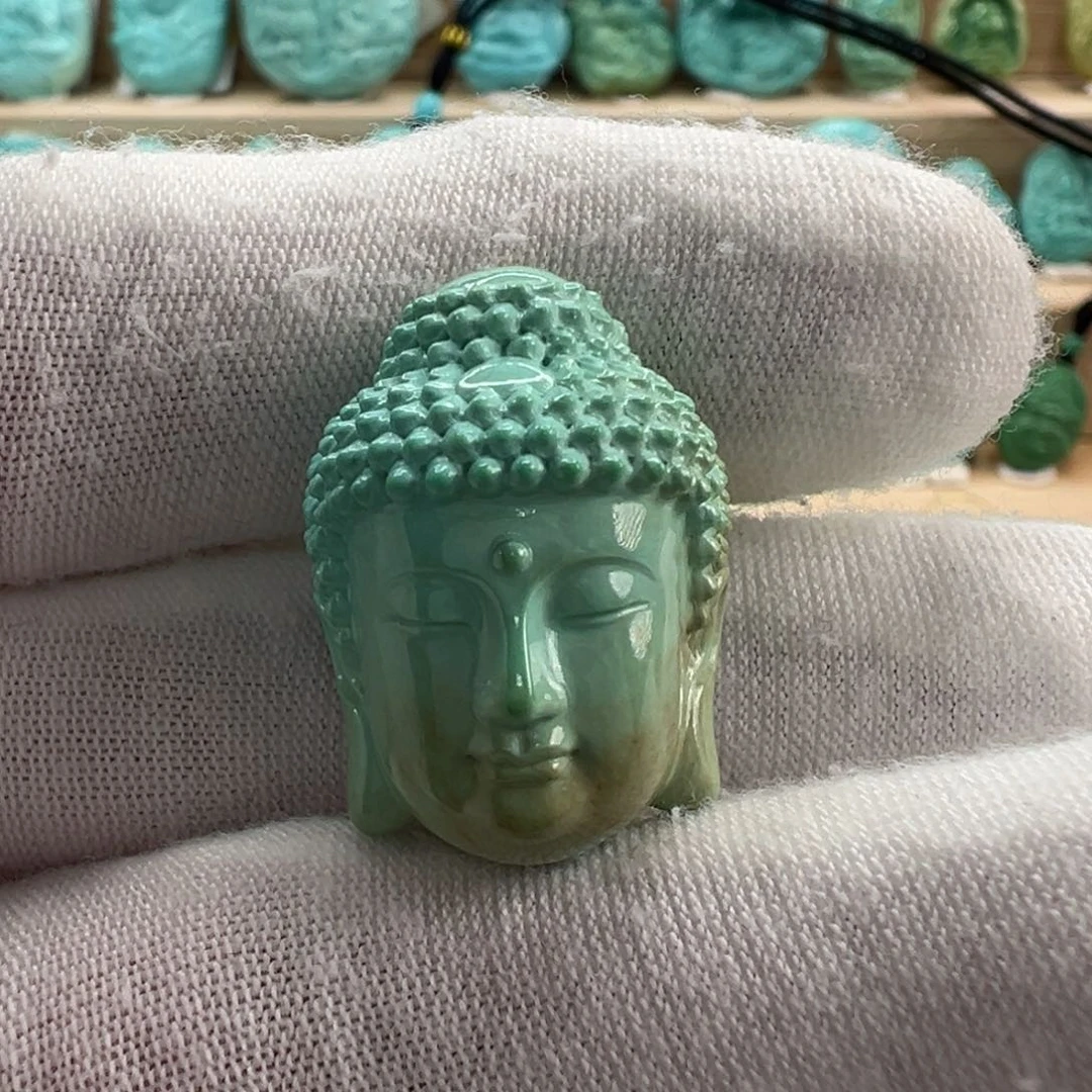 未镶嵌绿松石大日如来18.3mm