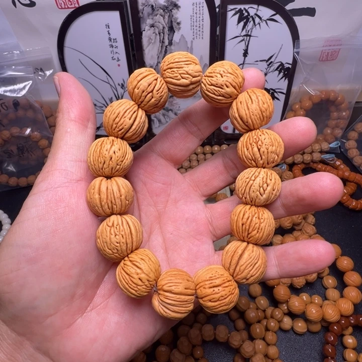 猴头核桃手串大桃核