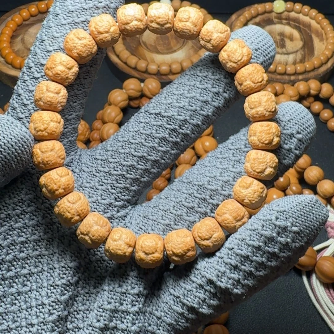 猴头核桃手串饕餮舍利10mm