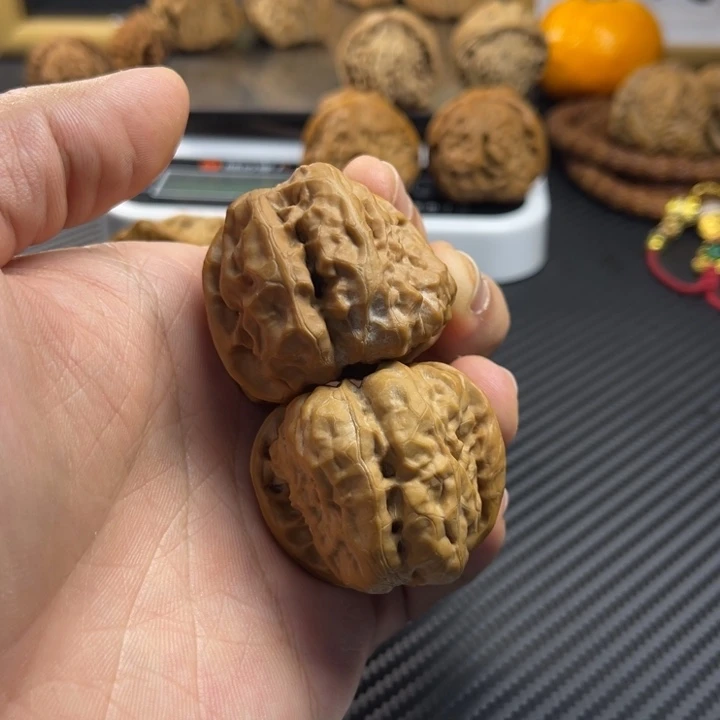 把件文玩核桃40蛤蟆头