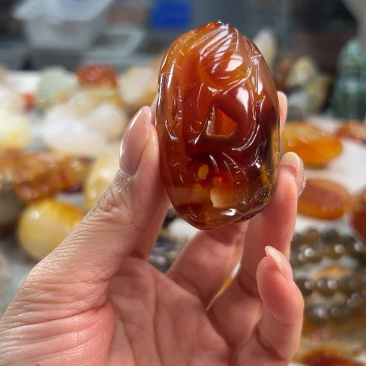 玛瑙/玉髓吊坠(不含链)未镶嵌
