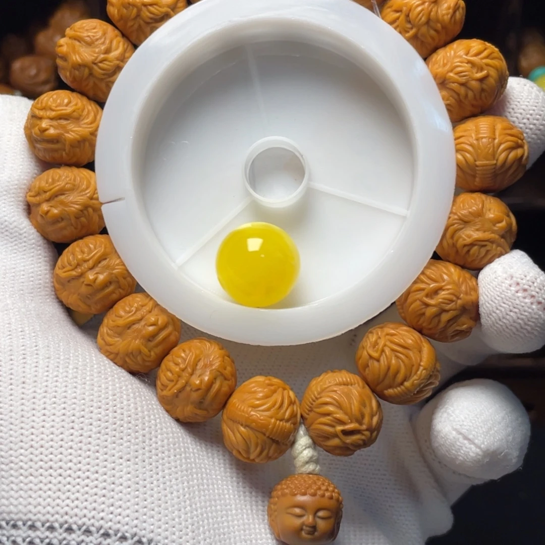 红****猴头核桃吊坠猴头